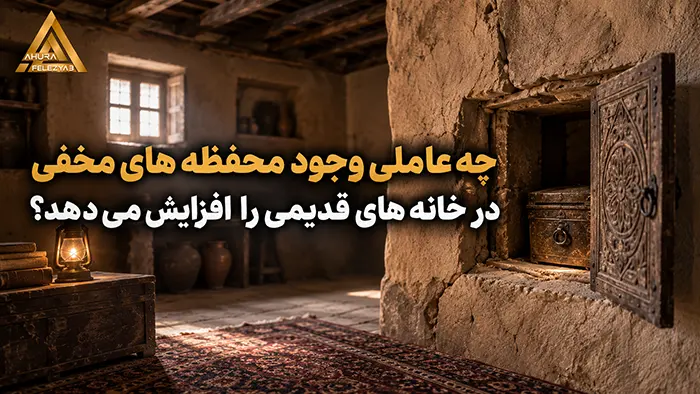 چه عاملی وجود محفظه های مخفی در خانه های قدیمی را افزایش می دهد؟